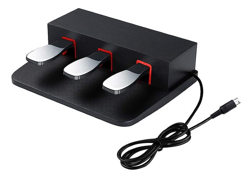 Atnedcvh 3-pedal Para Piano De Teclado Digital, Unidad De Pe