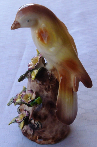 Monijor62-antigua Figura Pajaro Ceramica