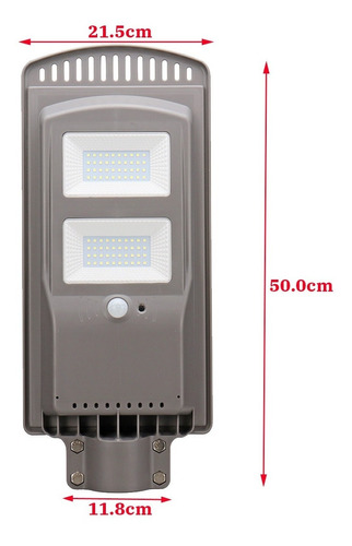 Lampara Solar Led De 40 W De 80 Led Para Calle Y Parque