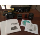  Nikon Kit D5200 + Lente 18-55mm Vr Dslr Negra Impecable