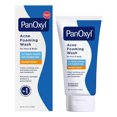 Panoxyl Acne Foaming Wash Para Rostro Y Cuerpo, 5.5 Oz
