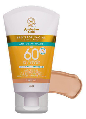 Australian Gold Gel Creme Antipoluição Fps60 - Protetor Sola