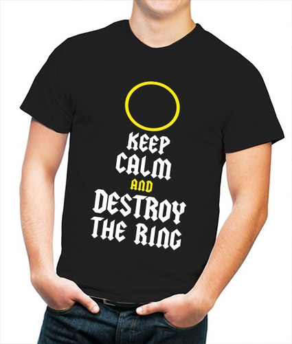 Playera Hombre Lord Of The Rings Señor De Los Anillos