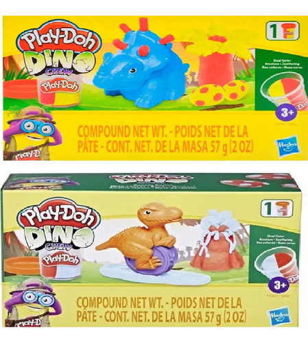 Set De Play Doh Dino Crew (triceratops  Y T-rex)