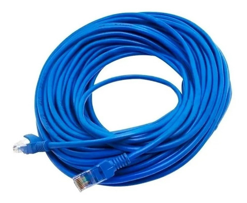 Cable De Red Rj45 Internet 5 Metros Categoria 5e Utp Azul