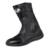 Botas Moto Ruta Held Gear Cuero Impermeable Turismo Negro Um