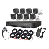 Kit Profesional Hikvision 8 Camaras Bala Fhd 1080p Dvr 16ch