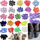 Joyjuly 140pcs Gato Mascota Kitty Soft Claws Caps Control So