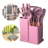 Kit De Cozinha Luxo Completo 19 Peças Faqueiro E Utensílios