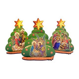 Figura Decorativa De Arbol De Navidad Con Pie De Una Varieda