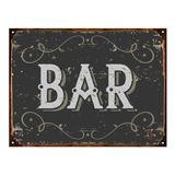 Carteles De Chapa Vintage Bar 30x40cm