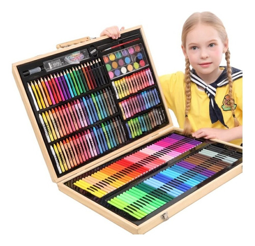 Set De Arte 251 Pcs Maleta Lapices Para Pintar Profesionales