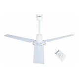 Ventilador Industrial Kleiman Blanco De 56 PuLG 3 Aspas