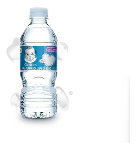 Agua Gerber Pack Con 6 Piezas De 355 Ml C/u