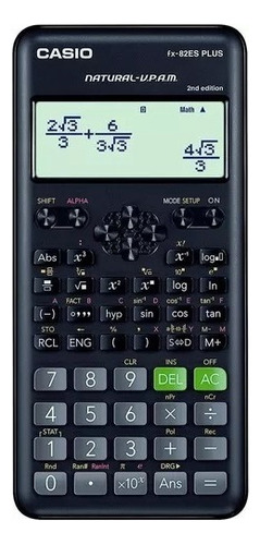 Calculadora Científica Casio Fx-82es Plus - 252 Funções Cor Preto
