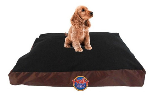 Cama Colchón Lavable Para Mascotas Mediano Color Marrón