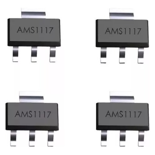 4 Unidades De Regulador Voltaje  Ams1117 1.8v  Smd Sot-223  