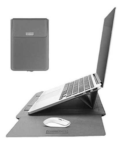 Funda Universal Soporte Y Pad Mouse Laptop 13-14 PuLG. Gris