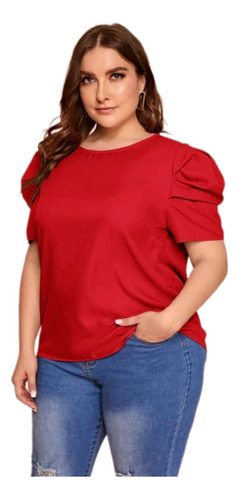 Blusa Manga Princesa Polera De Mujer Extralinda