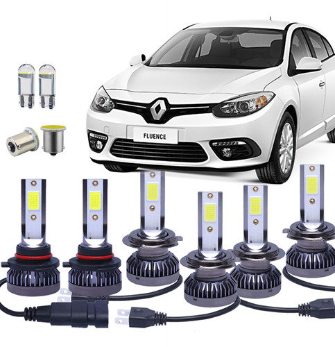 Lampara Cree Led Alta Baja Auxiliares Marcha Atras Fluence