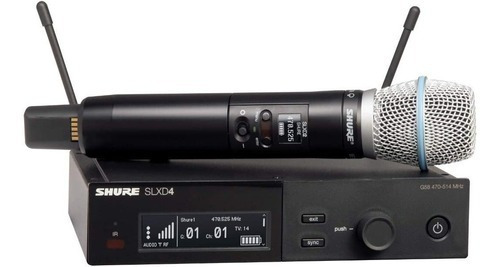 Microfone Digital Sem Fio Shure Slxd24-b87a