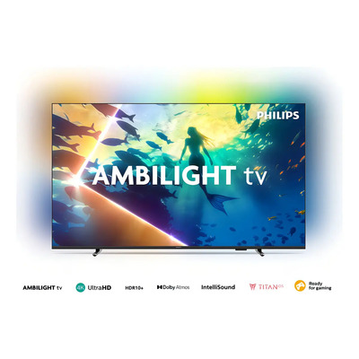 Smart Tv Led 55p 4k 55pud8100 Titan - Philips | Mismo precio en cuotas