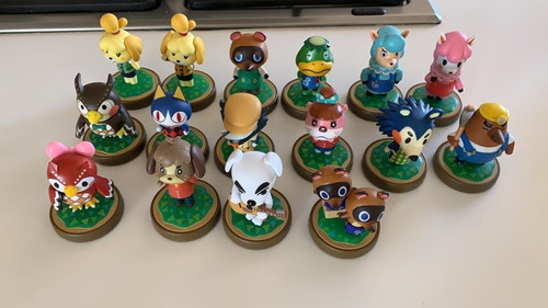 Coleção 16 Amiibos Animal Crossing Eua Originais Usados