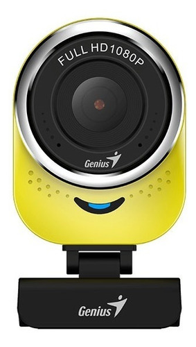 Camara Web Genius Qcam 6000 Full Hd 1080p Amarilla 