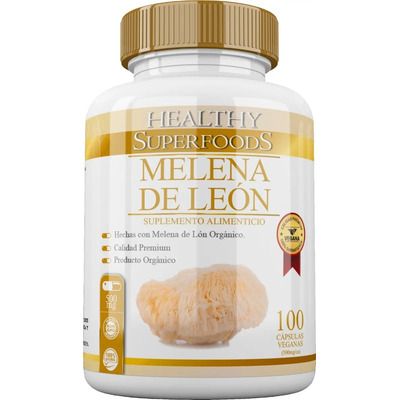 Hongo Melena De León (lions Mane)orgánic 100 Capsulas 500mg Sabor Natural | Meses sin interés