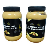 2 Pack Crema De Cacahuate Natural Whey Protein De 500g C/u