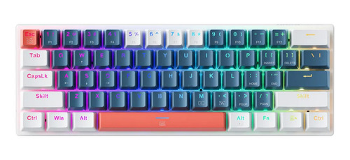 Teclado Gamer Mecánico 60% Machenike K500-b61 (inglés) Rgb