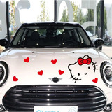 Kit Stikers Calcomanías Estampa Hello Kitty Corazones Rojos