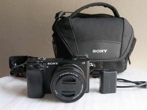 Sony Alpha A6300 24 Mpx 4k + Sony E 16-50mm S-log Wi-fi Nfc.