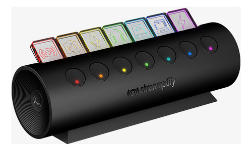 Hub Usb X7 Para Streaming Streamplify Ctrl 7 Rgb 2a Carga