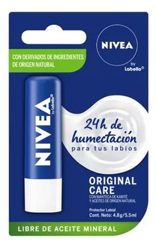 Balsamo Labial Hidratante Original 4.8g Nivea