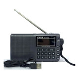 Radio Multibanda Am Fm Sw Recargable Portatil Mp3 Digital  