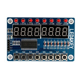 Modulo Tm1638 Arduino 8 Display 7 Segmentos Led Botones