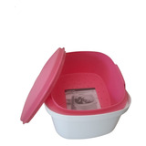 Tupperware Múltipla 2,5l Rosa ( Vasilha, Escorredor E Tampa)