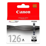 Cartucho De Tinta Canon Cli-126bk Color Negro