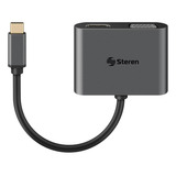 Steren Adaptador Usb C A Hdmi/vga/usb 3.0/ Usb C Usb-5265