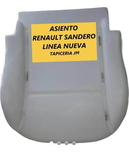 Relleno Poliuretano Asiento Renault Sandero Linea Nueva