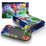 Skin Wii U Mario Vinilo Protector Cubre Gamepad Y Consola