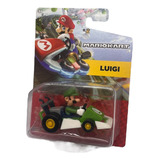 Vehiculo Luigi Mariokart Juego Nintendo 7cm Jakks