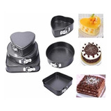 Set 3 Moldes Variados Repostería Queque Torta Antiadherentes