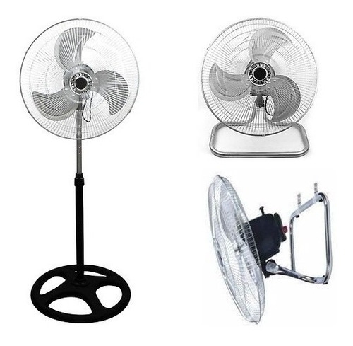 Aire Ventilador 3 En 1 Aspas Metalicas 18 Pulgadas Potente