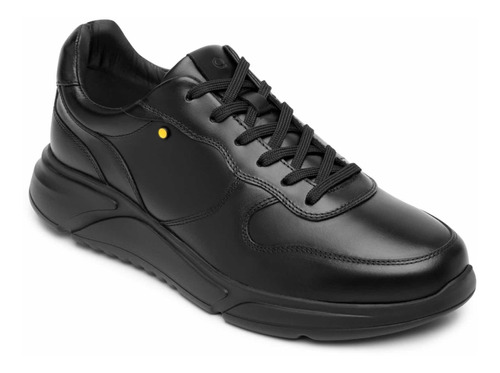 Tenis Sneaker Quirelli Casual Plant Anatómica 705401 Negro