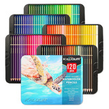 Set 120 Lapices Colore Arte Profesional Dibujo Caja Metálica