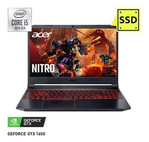 Acer Nitro 5 Gtx1650 Geforce+12 Ram+512 Ssd+ Intel Core I5