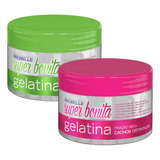 Kit Gelatina Capilar Babosa + Cachos Ostentação Super Bonita