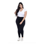 Kit 2 Calça Legging Suplex Plus Size Promoçao